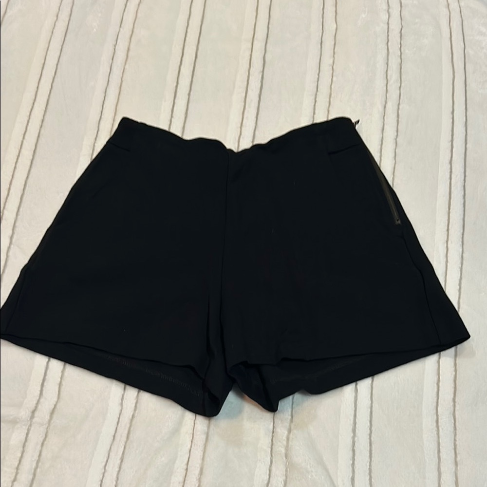 Monteau Black High Waist Shorts for Comfort and Style